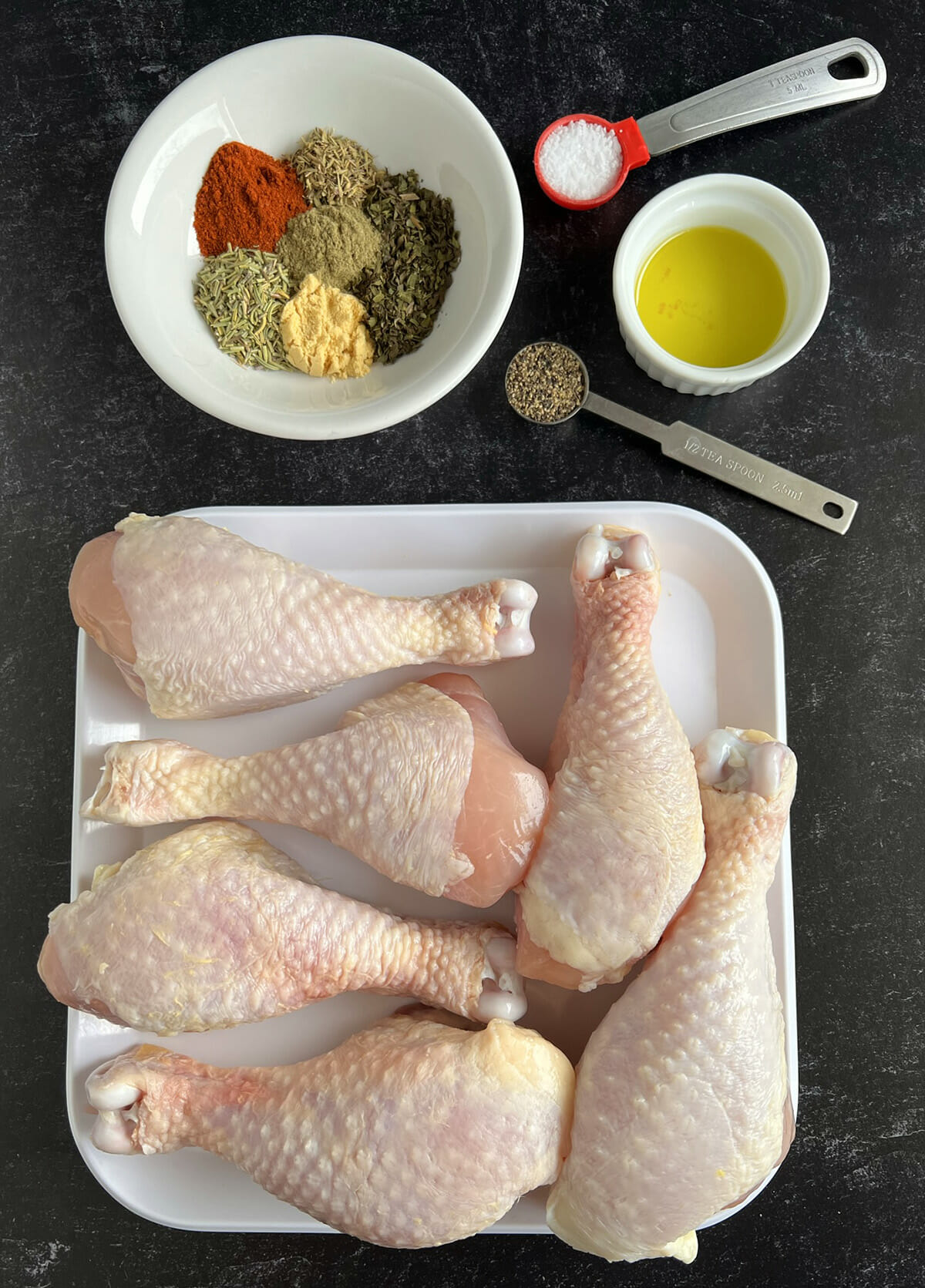 Recipe for air fryer herb roasted chicken legs