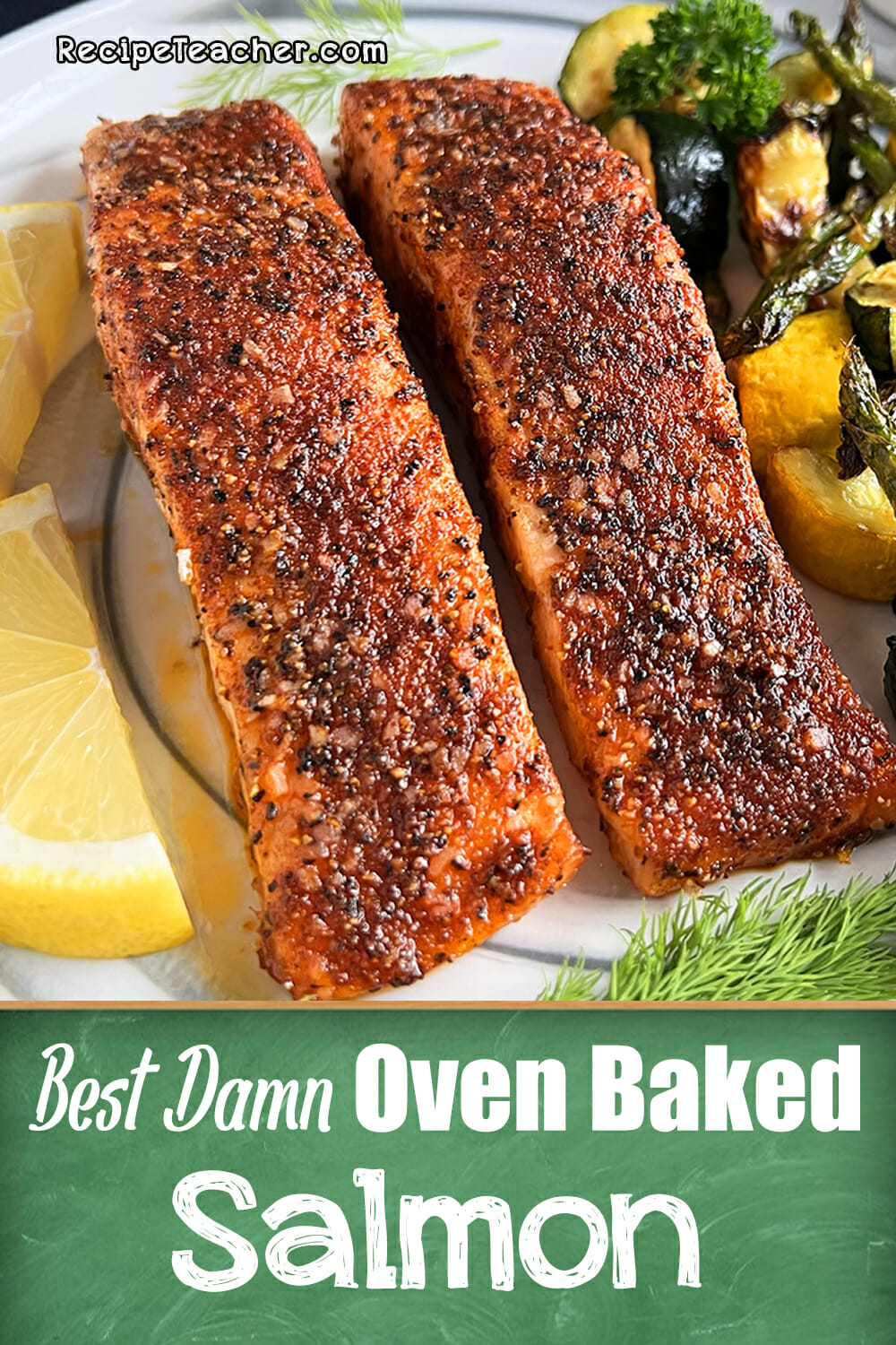 Recipe for oven baked salmon