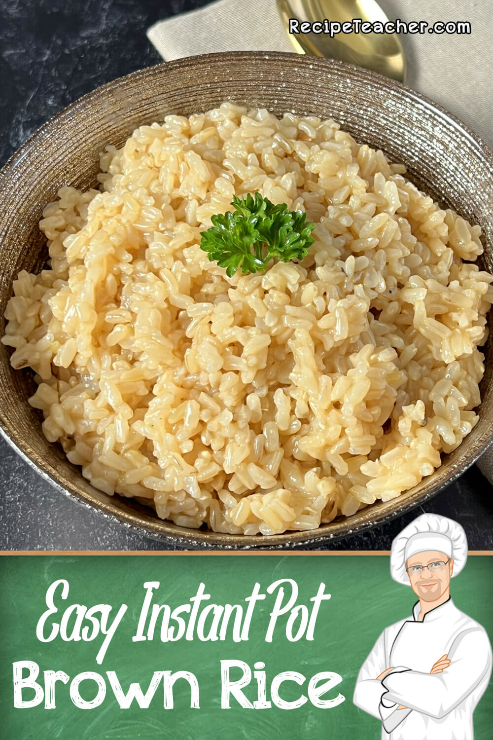 Recipe for Instant Pot brown rice