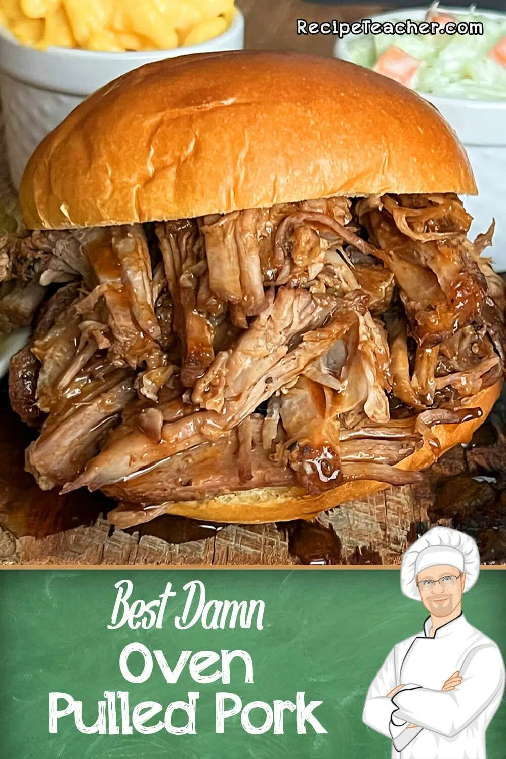 Recipe for oven pulled pork.