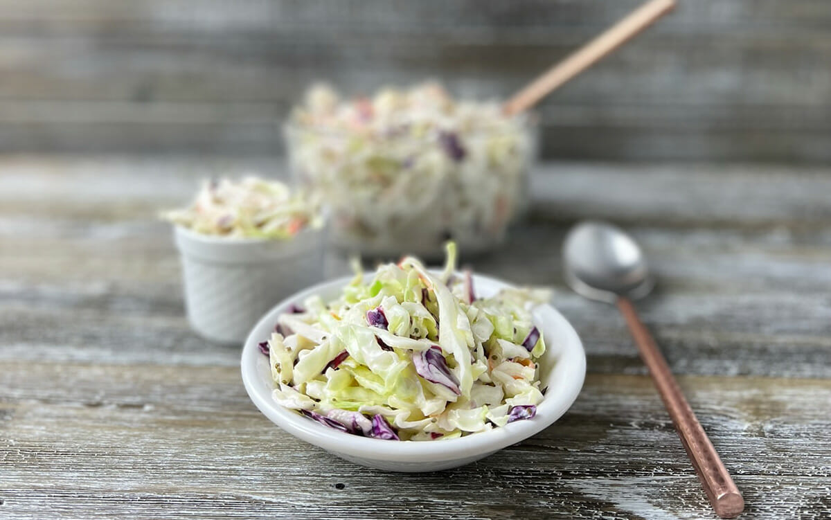 Classic country coleslaw recipe.