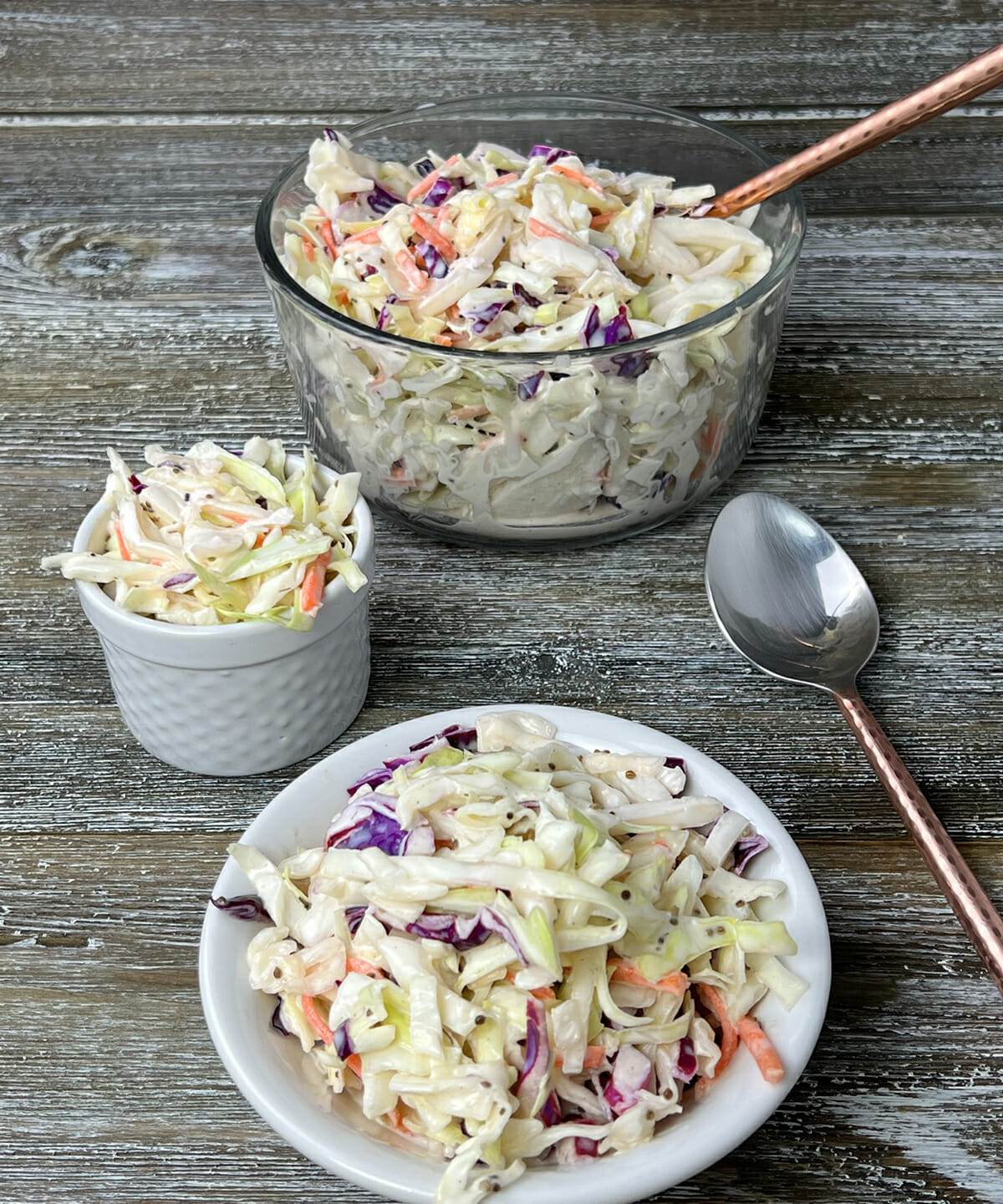 Recipe for country creamy coleslaw