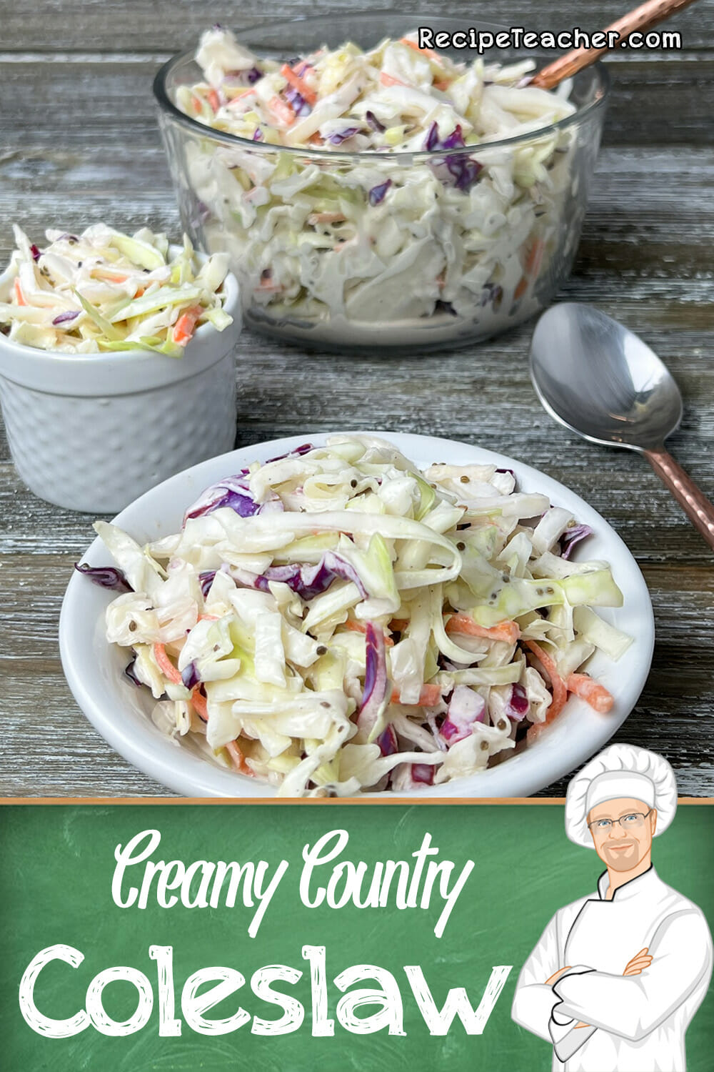 Recipe for creamy country coleslaw