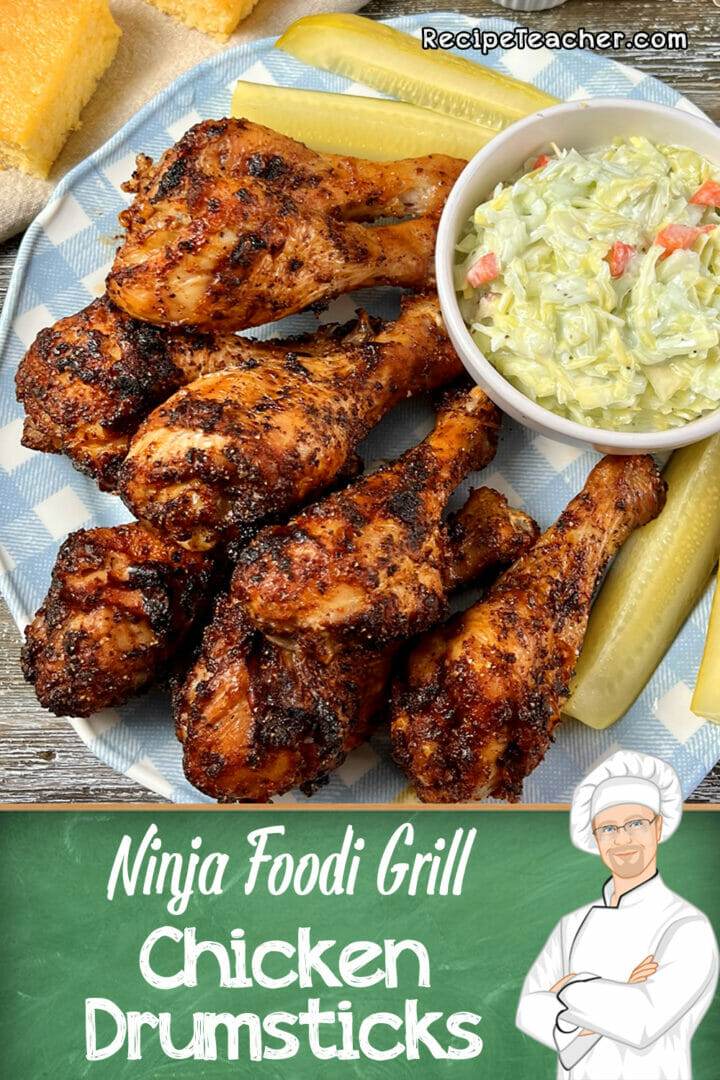Best Ninja Foodi Grill Chicken Drumsticks RecipeTeacher