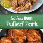 Recipe for oven pulled pork.