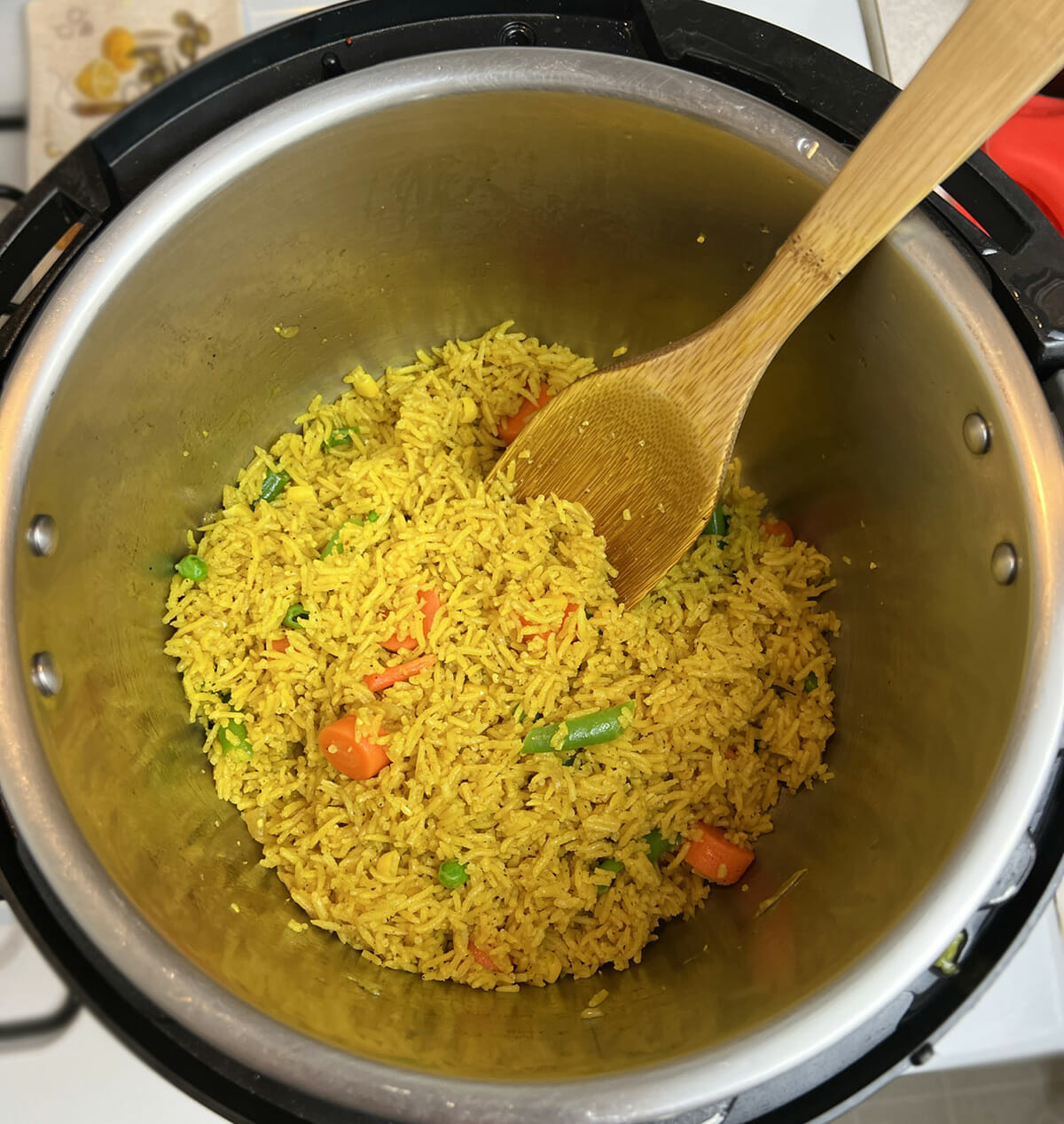 Recipe for Instant Pot rice pilaf