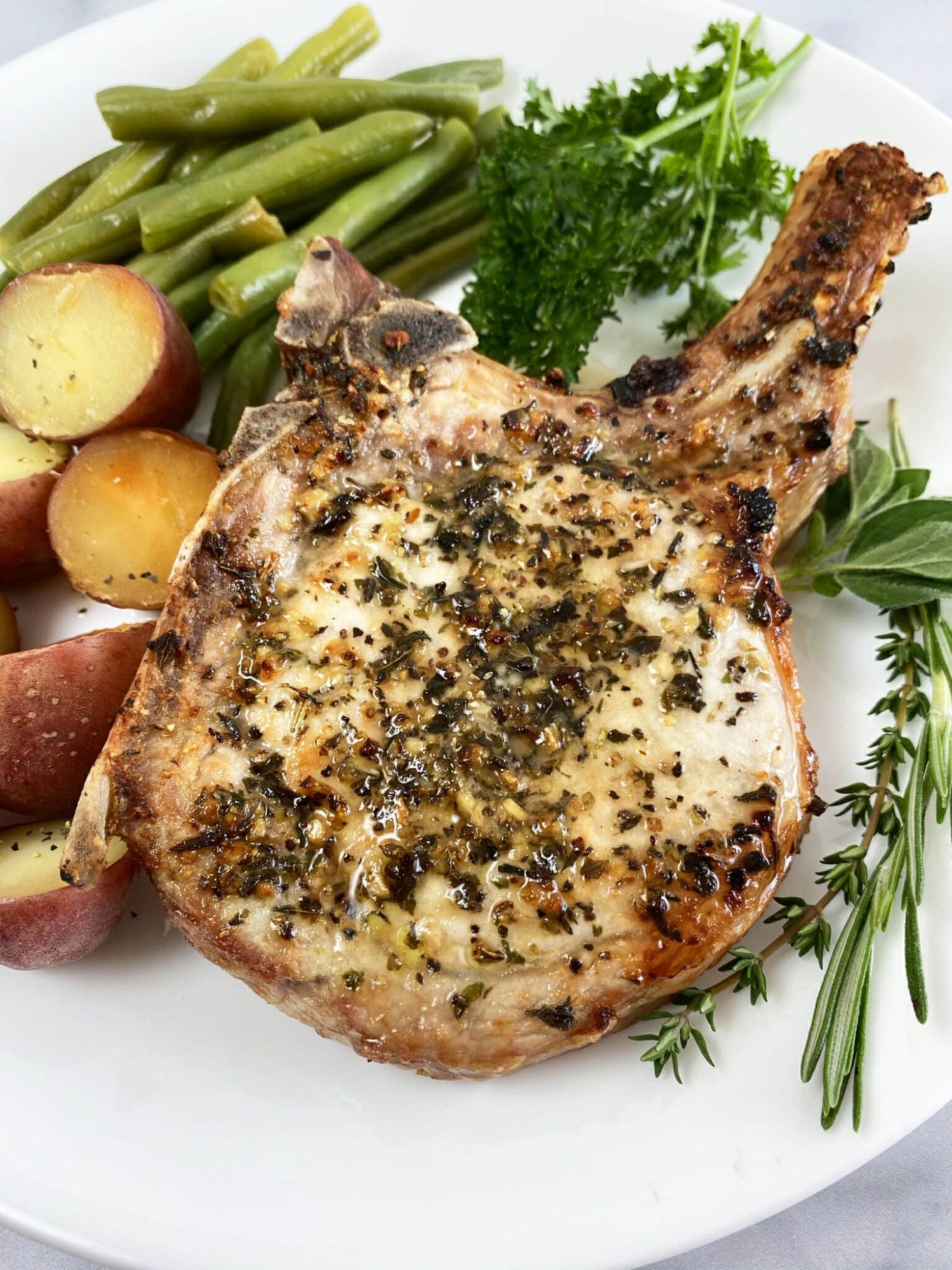 Air Fryer Thick and Juicy Pork Chops, one of my favorite easy pork recipes.