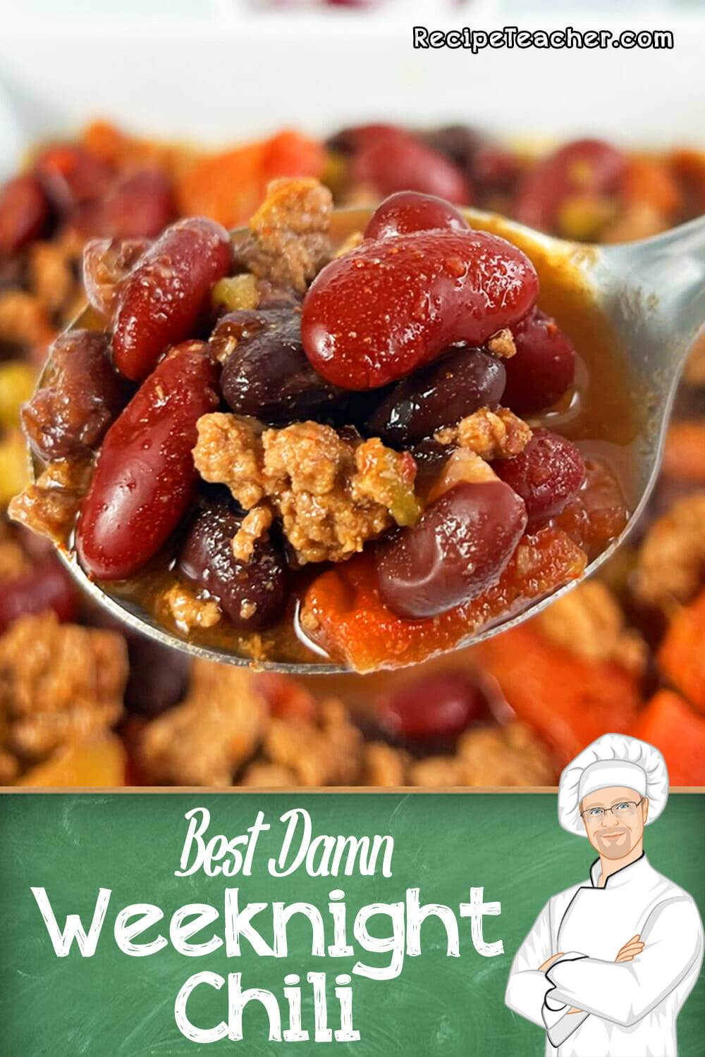 Recipe for weeknight chili
