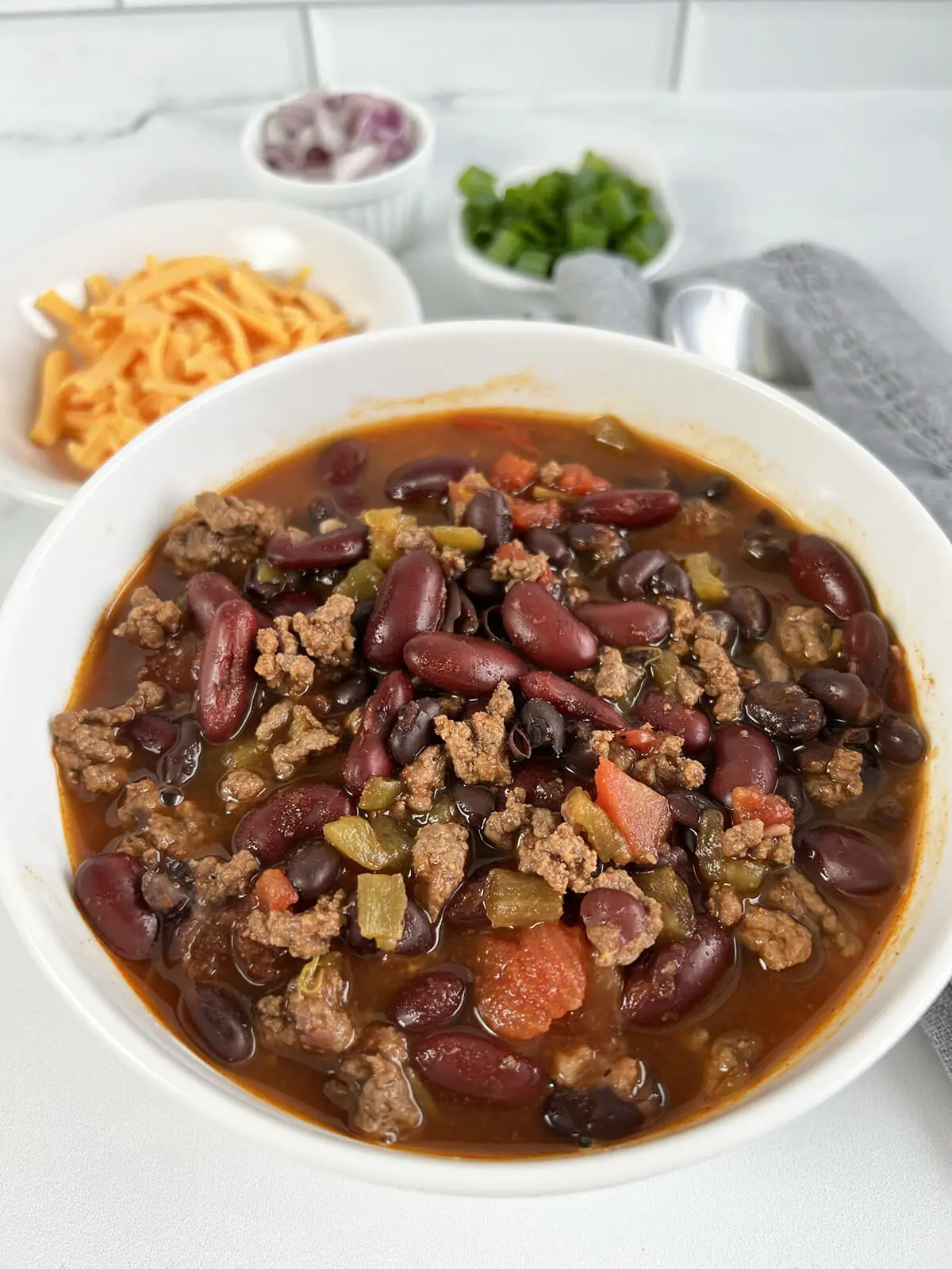 Recipe for easy weeknight chili