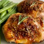 Recipe for oven roasted chicken thighs