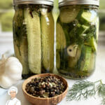 Recipe for homemade refrigerator pickles