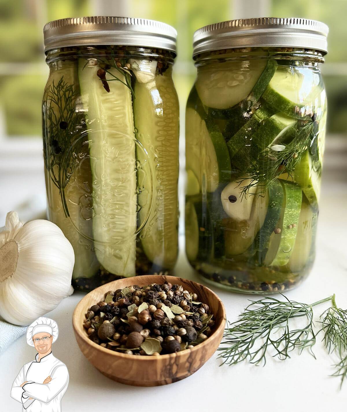 Recipe for homemade refrigerator pickles