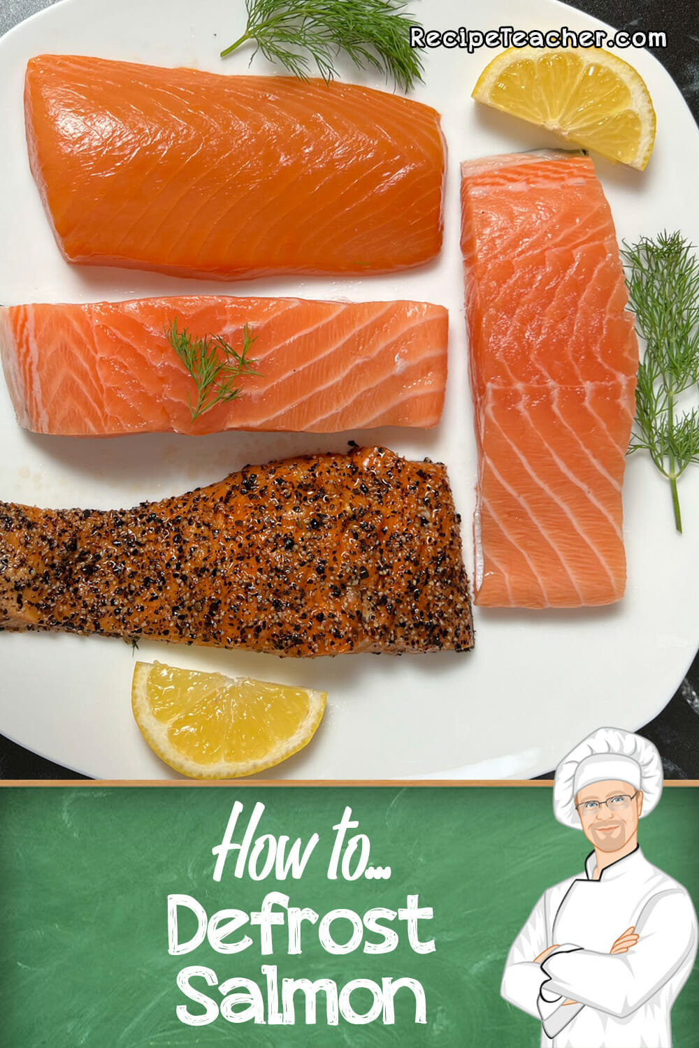 How to defrost salmon