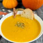 Recipe for Instant Pot Roasted Pumpkin Soup