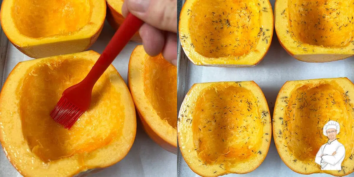 Roasting pumpkins for Instant pot Pumpkin Soup