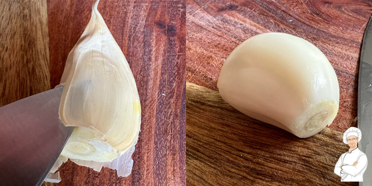Peeling garlic gloves