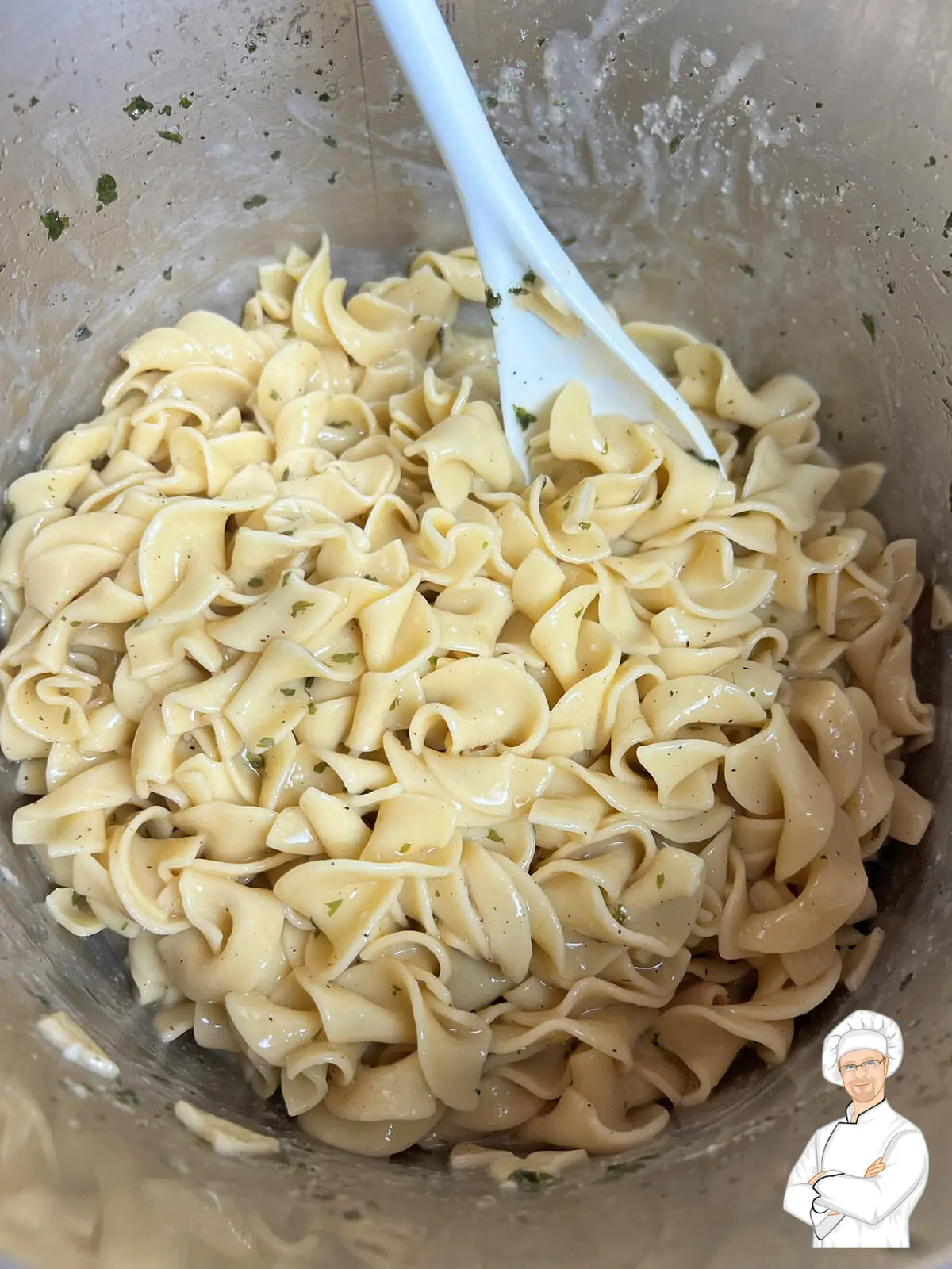 Recipe for Instant Pot butter noodles