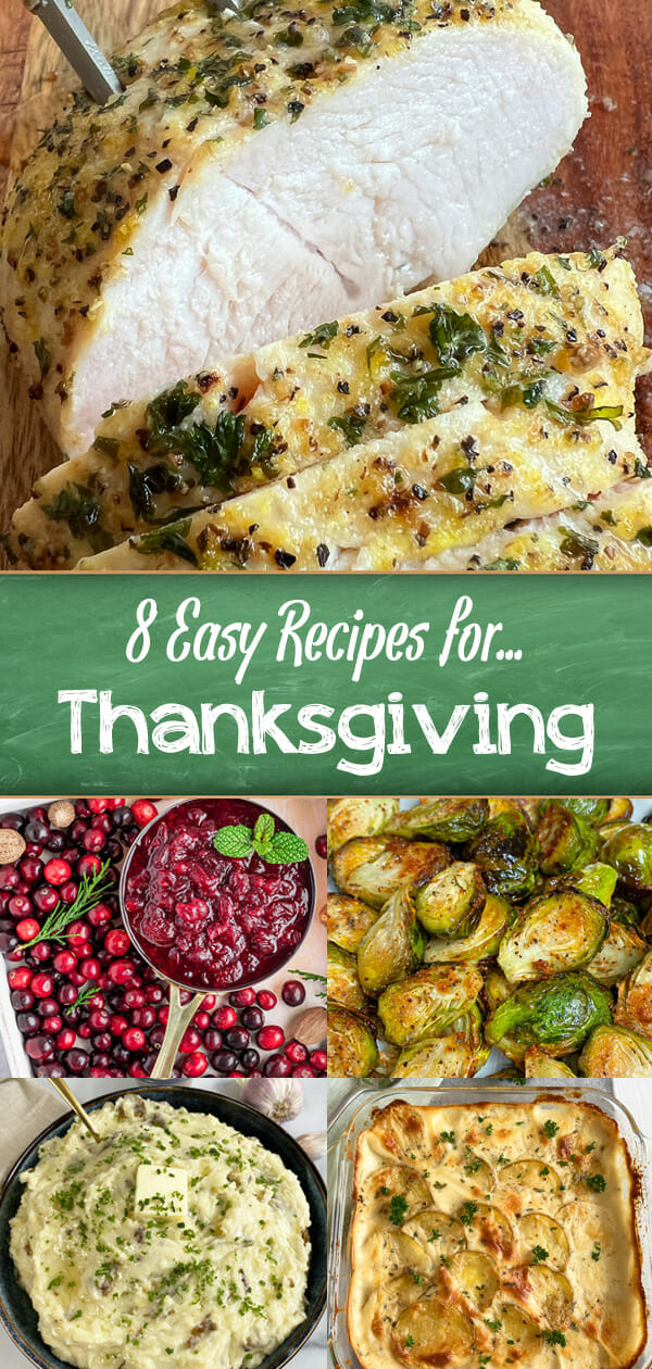 8 easy thanksgiving recipes.
