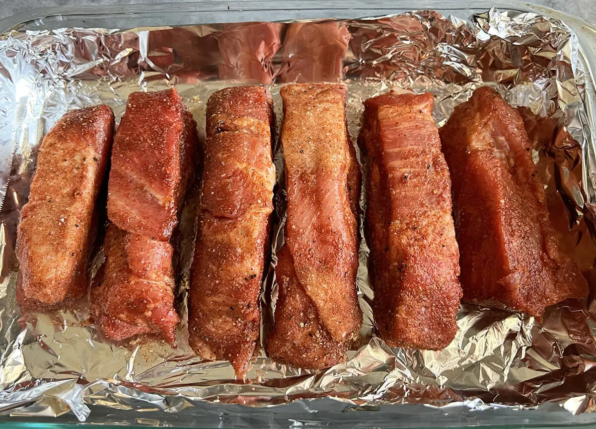 country style pork ribs with seasoning rub