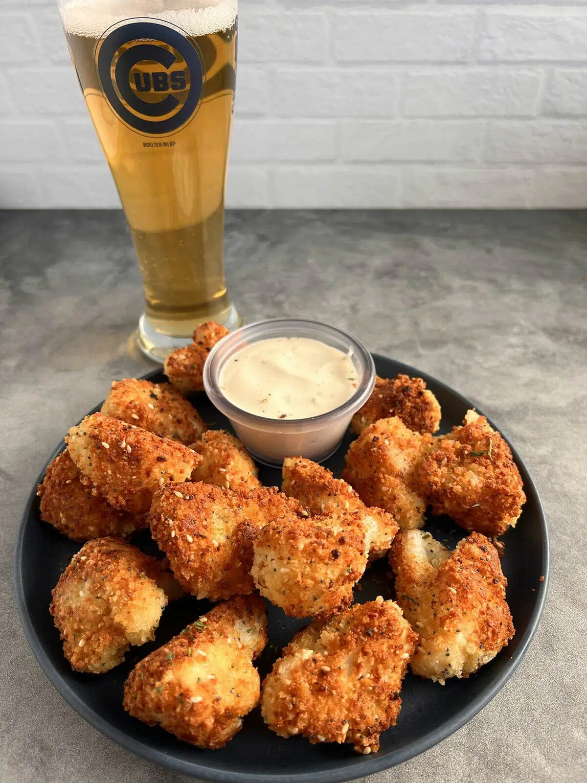 Recipe for cauliflower parmesan bites