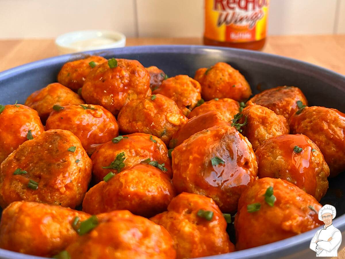 Recipe for buffalo chicken meatballs