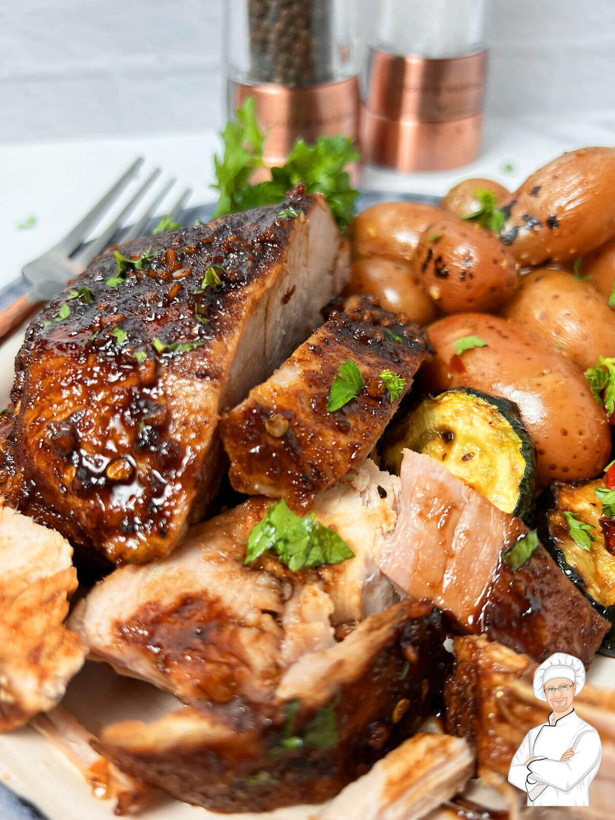 Recipe for slow cooker balsamic pork loin roast