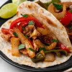 Recipe for sheet pan chicken fajitas