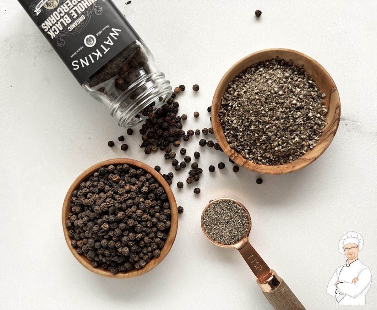 Ground black pepper