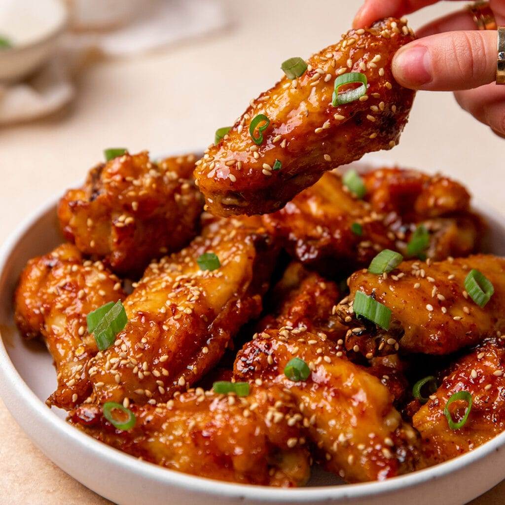 Recipe for air fryer honey garlic chicken wings