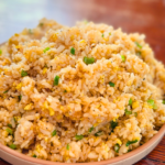 Fluffy fried rice in a bowl.