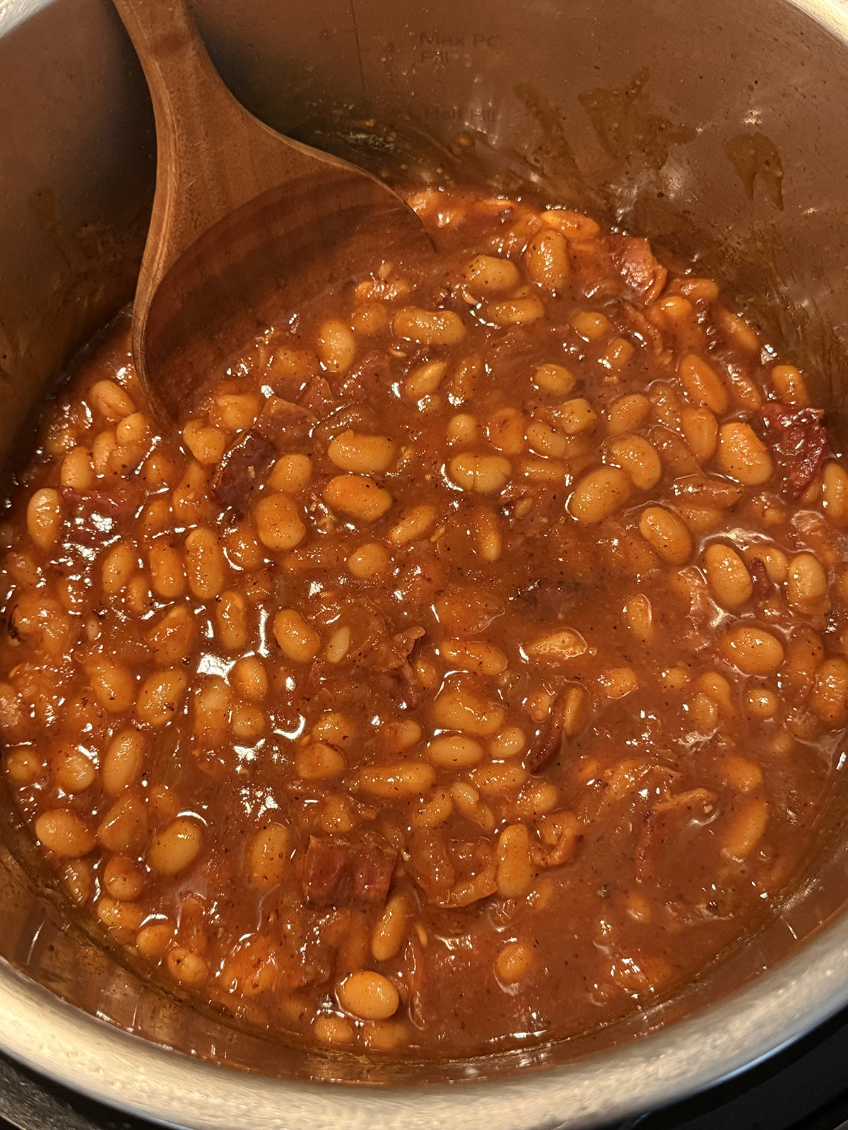 Best Damn Instant Pot BBQ Baked Beans.