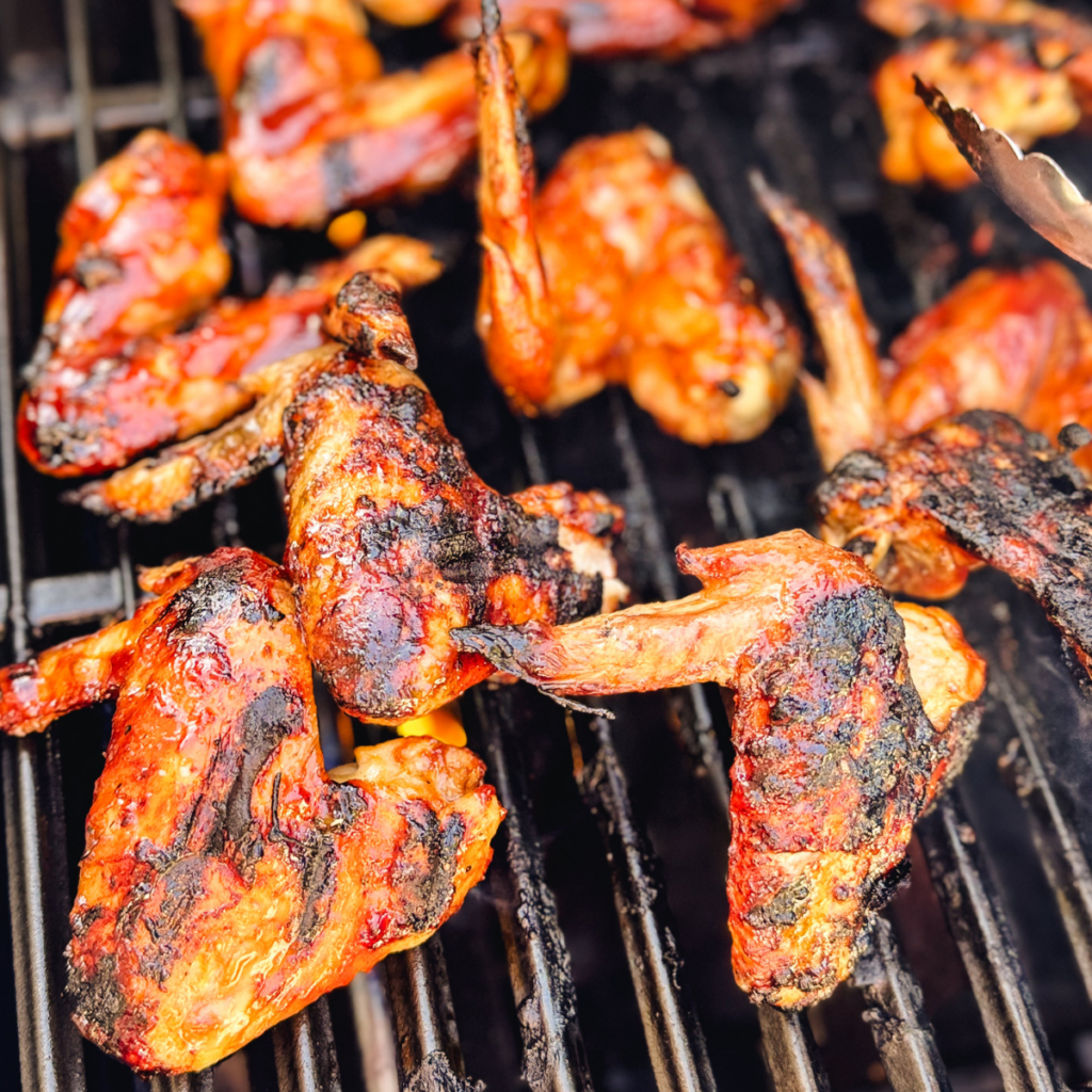 Best Damn Grilled BBQ Chicken Wings - RecipeTeacher