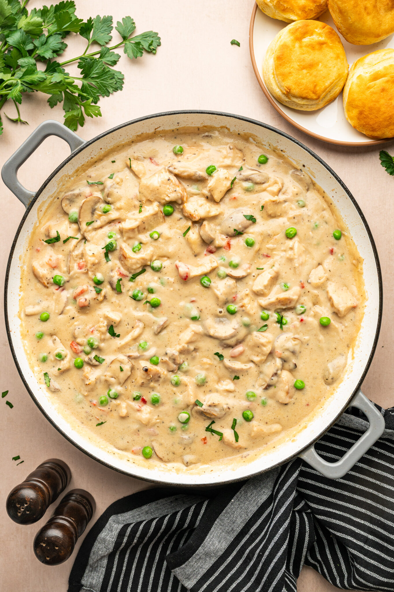 Best Damn Chicken à la King - RecipeTeacher