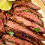 Sliced carne asada